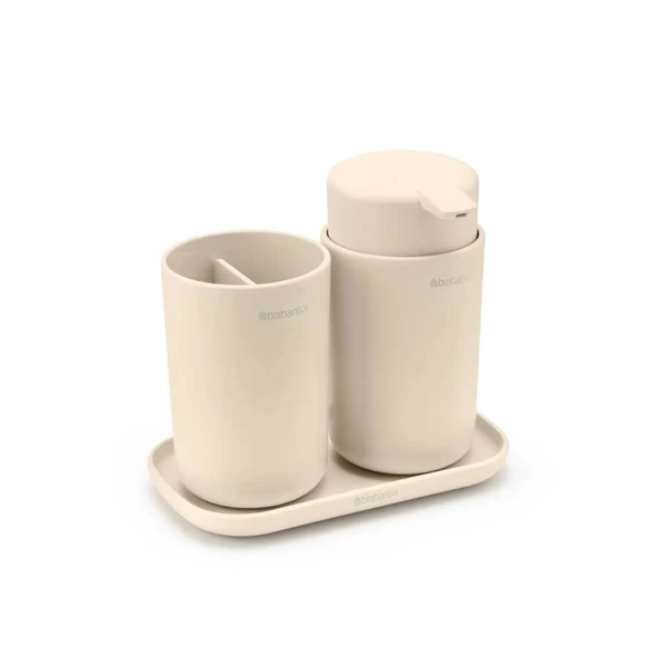 Brabantia Renew Soft Beıge 3 Parça Banyo Seti - Resim 2