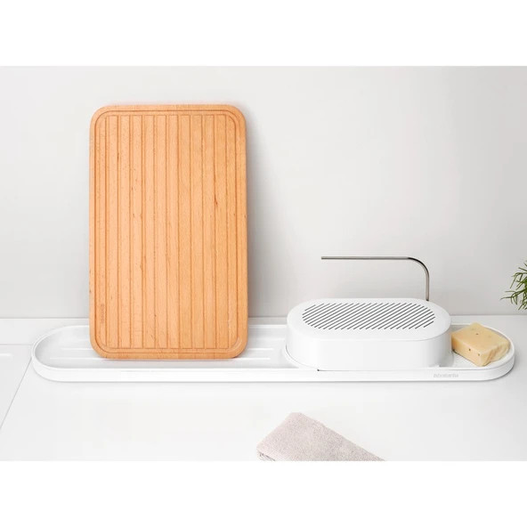 Brabantis Sinkstyle Fresh Whıte Lavabo Tezgah Düzenleyici Ve Kurutma Tepsisi ürün görseli 1