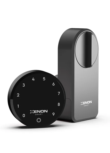 Xenon Smart Akıllı Motorlu Kapı Kilidi Uzaktan Kilitleme ve Açma Mobil Kontrol Şifre Parmak İzi Smart Lock X8070 ürün görseli 1