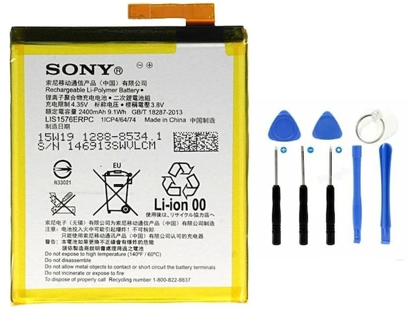 Sony Xperia M4 Aqua Pil Batarya E2303 LIS1576ERPC ve Tamir Seti ürün görseli 1