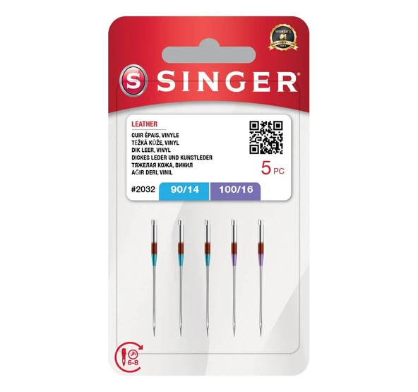 Deri İğnesi Karışık (5'Li Blister)(3X14, 2X16 No.) ürün görseli 1