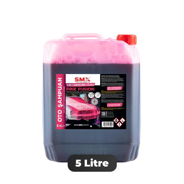 SMX %90 Cilalı Pink Fusion Oto Şampuanı 5 lt ürün görseli 1
