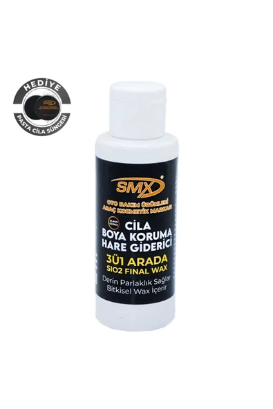 SMX 3'Ü 1 Arada Cila-Boya Koruma-Hare Giderici 100 Ml + Pasta Cila Süngeri ürün görseli 1