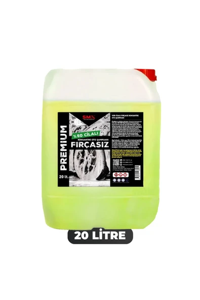 SMX %50 CİLALI KONSANTRE FIRÇASIZ OTO ŞAMPUANI (20 Lt) ürün görseli 1