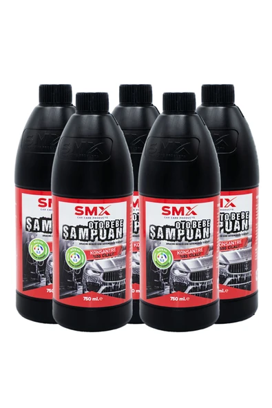 SMX Oto Bebe Şampuanı 750 ml 5 Adet ürün görseli 1