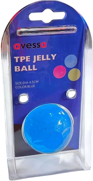 Avessa Tjb-100 Silikon Stres Topu 4.5cm Mavi ürün görseli 1