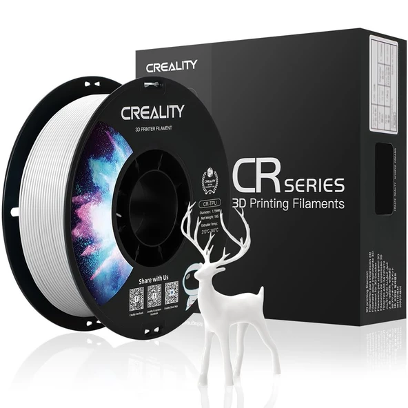Creality Cr-Tpu Beyaz Filament 1.75mm 1000gr ürün görseli 1