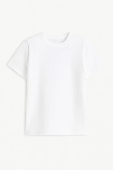 Bisiklet Yaka Basic Yetişkin Tişört - Alc - Resim 4