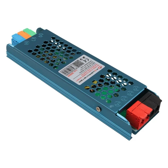 Ayt Powermaster PM-26829 12 Volt 8.5 Amper 100 Watt Slim Metal Kasa Adaptör Şerit Led Adaptörü 180x50x23mm ürün görseli 1