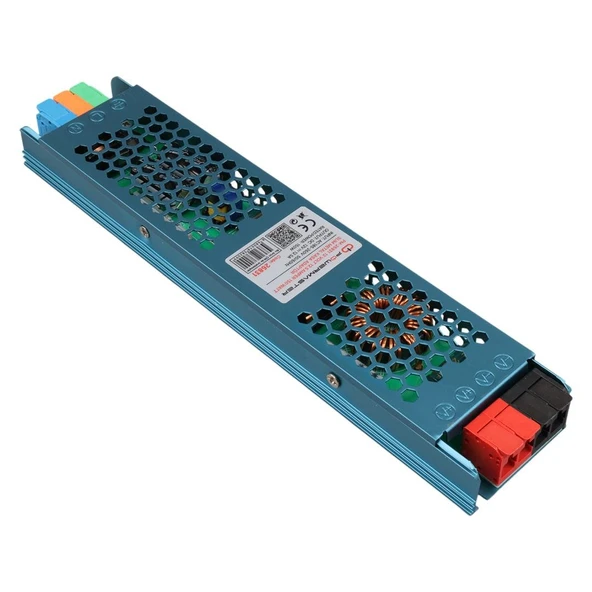 Ayt Powermaster PM-26831 12 Volt 12.5 Amper 150 Watt Slim Metal Kasa Adaptör 238X50x23mm ürün görseli 1