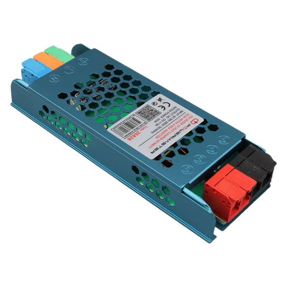 Ayt Powermaster PM-26828 12 Volt 5 Amper 60 Watt Slim Metal Kasa Adaptör 140X50x23mm ürün görseli 1