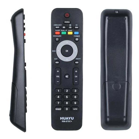 Ayt Philips Uyumlu RM-670C Universal Lcd-Led  Tv Kumandası ürün görseli 1
