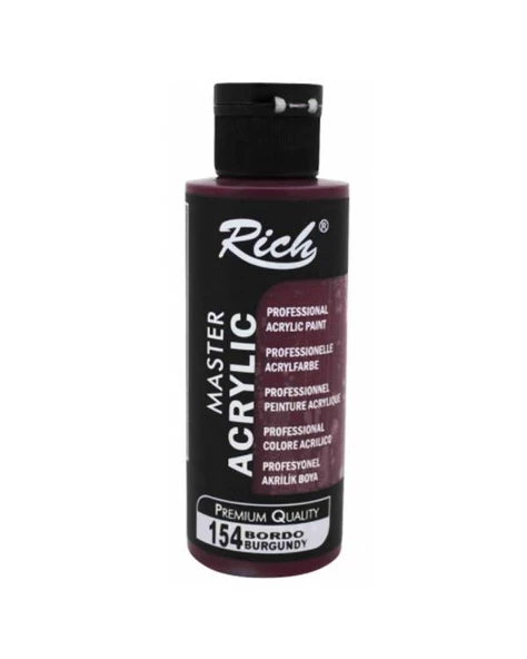 Rich Master Akrilik Boya Bordo 60cc ürün görseli 1