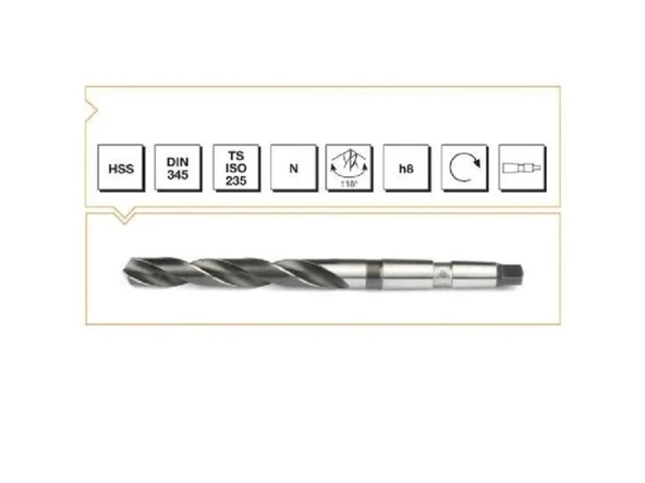 Makina Takım B00004002800 HSS DIN 345 RN-Matkap 28 mm ürün görseli 1