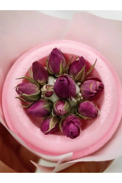 MAGIC SUDS ROSE BATHBOMB - BANYO TOPU - BANYO BOMBASI - NEM TOPU ürün görseli 1