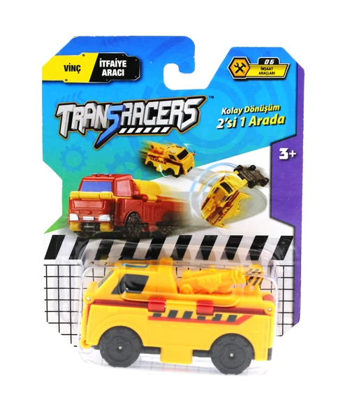 Transracers Dönüşen Araçlar Vinç / İtfaiye Aacı ürün görseli 1