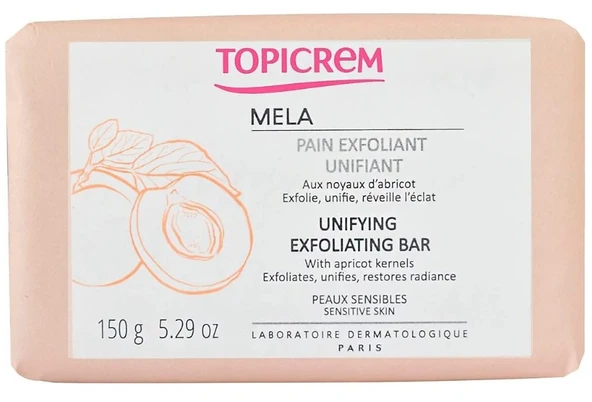 Topicrem Mela Unifying Exfoliating Bar Kayısı Çekirdeği Sabun 150 gr ürün görseli 1