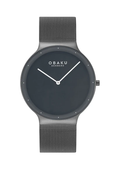 Obaku Denmark V307GXUUMU Quartz Hasır Siyah 40 mm Erkek Kol Saati ürün görseli 1