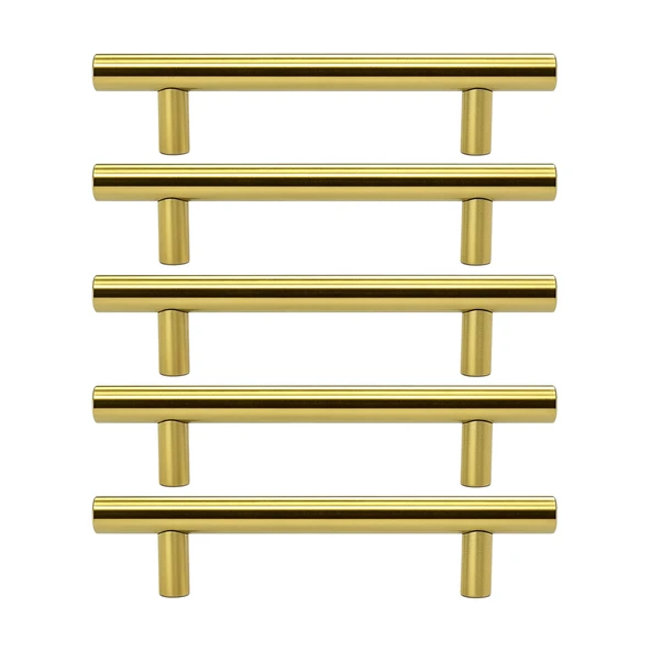 Alteta 5 ADET 160 mm Gold Altın Metal Mobilya Kulp Mutfak Çekmece Dolap Dolabı Kapak Kulpları Kulbu ürün görseli 1