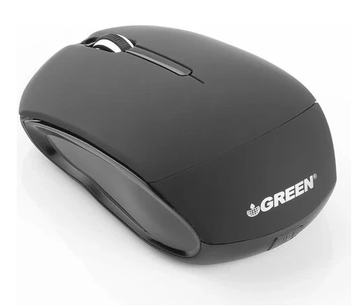 Green GM103W Mouse Black Kablosuz Optik Mouse - Resim 2