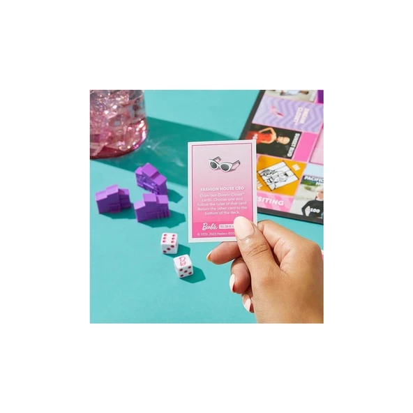 Barbie Monopoly G0038 İngilizce - Resim 4
