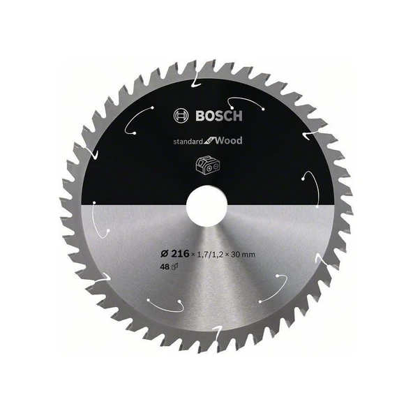 Bosch Standard For Wood 216 x 30 T48 Daire Testere Bıçağı - 2608837723 ürün görseli 1