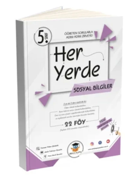 Zekaküpü 5.Sınıf Heryerde Sosyal Bilgiler 22 Föy Öğreten Sorularla Adım Adım Zirveye ürün görseli 1