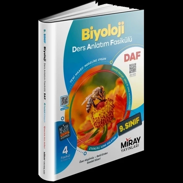 Miray 9.Sınıf Biyoloji Ders Anlatım Fasikülü ürün görseli 1