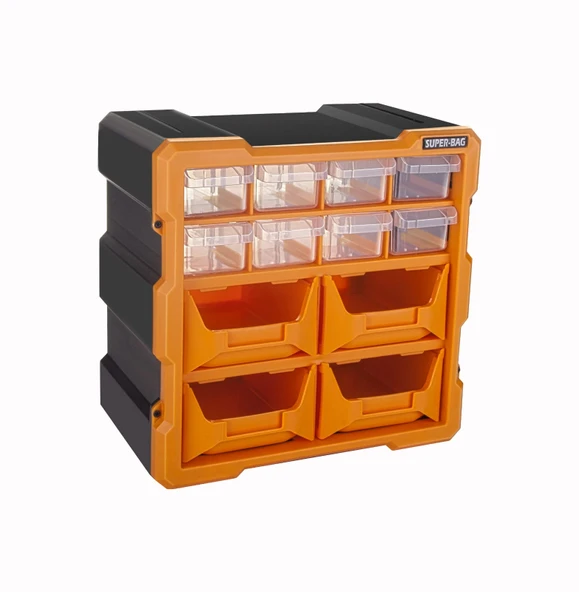 Süper Bag ASR-6009 12'li Monoblok Avandanlık Ve Çekmece Seti Prof Bag ürün görseli 1