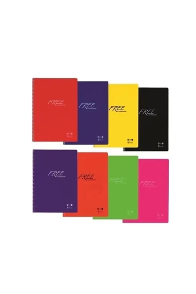 Keskin Color A4 100 Yp. Çizgili Pp Kapak Spralli Free Defter ürün görseli 1