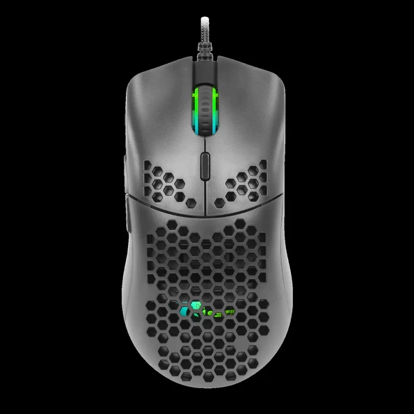 Green Gm606 Rgb 7200dpı 6 Tuş Kablolu Optik Gaming Oyun Mouse ürün görseli 1