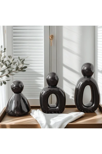 DEKOPOR Evolu Form Seti – Minimalist Aile Heykeli ürün görseli 1