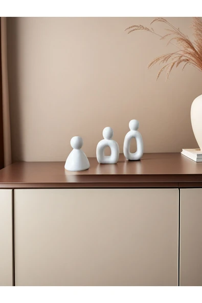DEKOPOR Evolu Form Seti – Minimalist Aile Heykeli ürün görseli 1