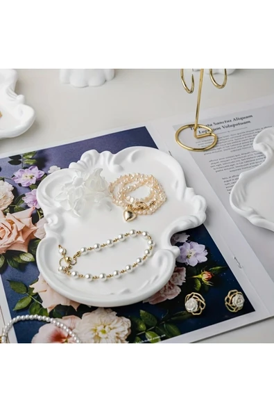 DEKOPOR Baroque Elegance Dekoratif Sunum Tepsisi ürün görseli 1