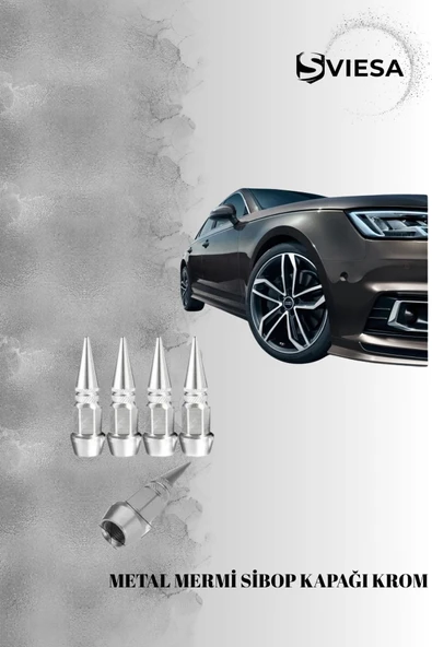 Metal Sivri Sibop Kapağı 4'lü ürün görseli 1