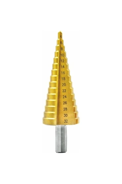 CMC Kademeli Matkap Ucu Panç Sac Delgisi 4-32 Mm 6597 ürün görseli 1