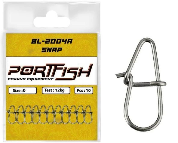 Portfish BL-2004A Snap H Maket Klipsi ürün görseli 1
