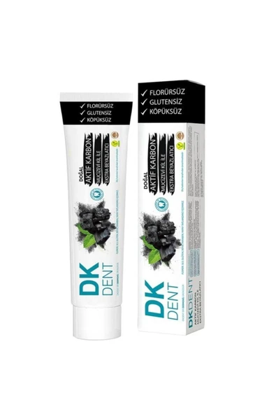 Dermokil Dk Dent Aktif Karbon & Killi Diş Macunu 75 Ml Kategori: Diş Macunu ürün görseli 1