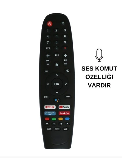 Onvo 50ovf9000uq Tv Kumandası ürün görseli 1
