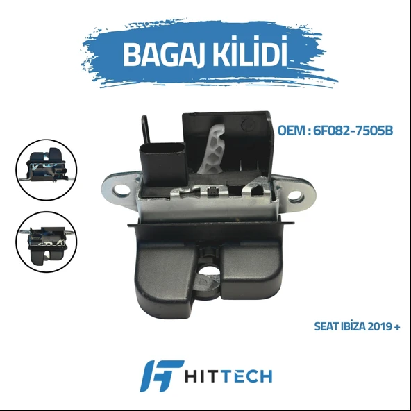 Seat İbiza 2010 ve Üstü Uyumlu Bagaj Kilidi ürün görseli 1