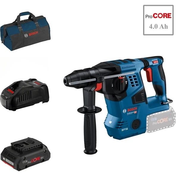 Gbh 18V-28 C 1x4 Ah Procore Akülü Kırıcı Delici Bez Çantalı ürün görseli 1