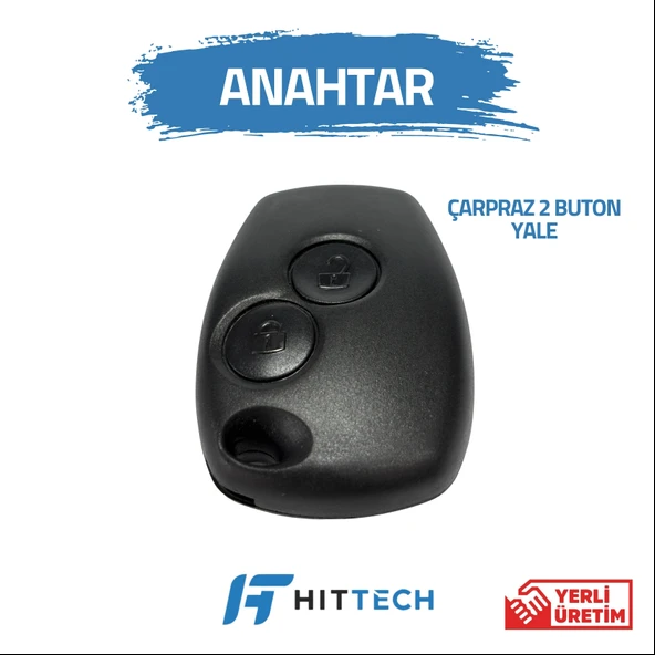 Renault - Master 3 Uyumlu 2 Buton Yale Anahtar Kabı ürün görseli 1