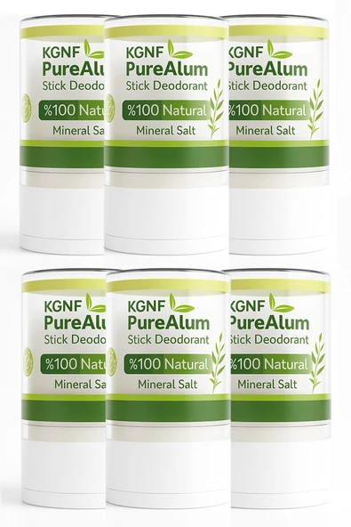 Kristal Roll On Deodorant Pure Alum 120gr 6 Adet Doğal Mineral Tuz Ter Karşıtı Taş Deodorant BÜYÜK ürün görseli 1