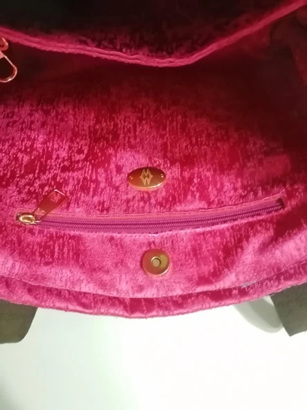 ROSE DOKUMA BAG - Resim 4