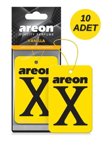 Areon X Vanilla 10'lu Oto Araç Kokusu ürün görseli 1
