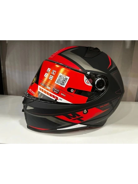 Mt Helmets Kask mt Revenge 2 S Hatax B5 Mat Kırmızı ürün görseli 1