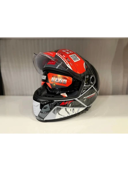 Mt Helmets Kask mt Thunder 4 Sv Raınforest C2 Parlak Gri ürün görseli 1