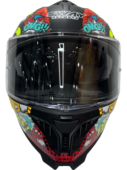 Sway Kapalı Kask Sw 865 Boom - Resim 2