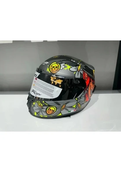 Sway Kask Sway Sw 820 Badboy Full Face Gümüş Vizör ürün görseli 1
