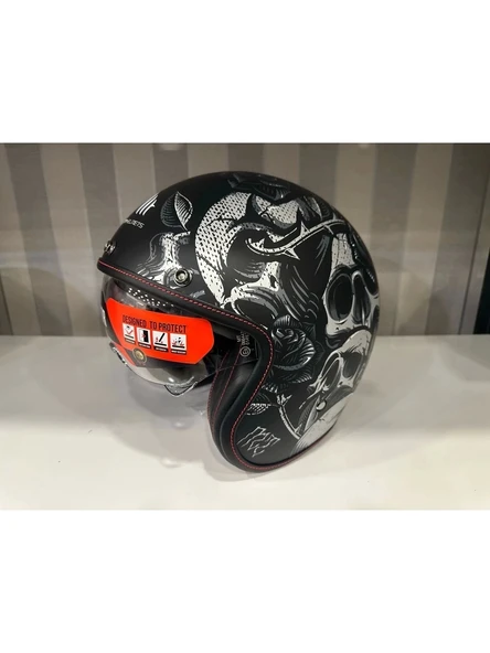Mt Helmets Kask mt Lemans 2 Sv Breakout B2 Mat Şeffaf Vizörlü ürün görseli 1